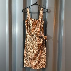 FOREST LILY BEIGE COMBO DRESS